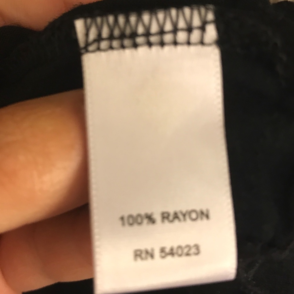 Black Ruffle Bottom Dress - Picture 5 of 6